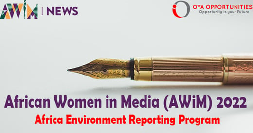 African-Women-in-Media-AWiM-2022-Africa-Environment-Reporting-Program